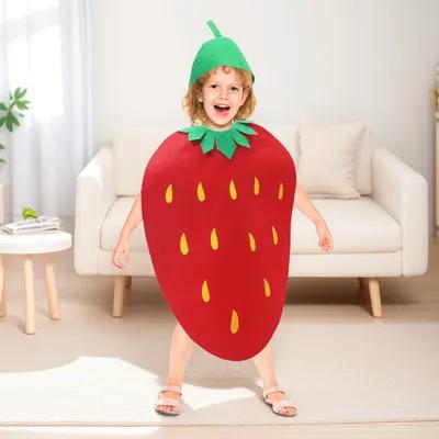 Easy Cosplay Prop - 1Pcs Strawberry Fruit Costume Kids Cosplay