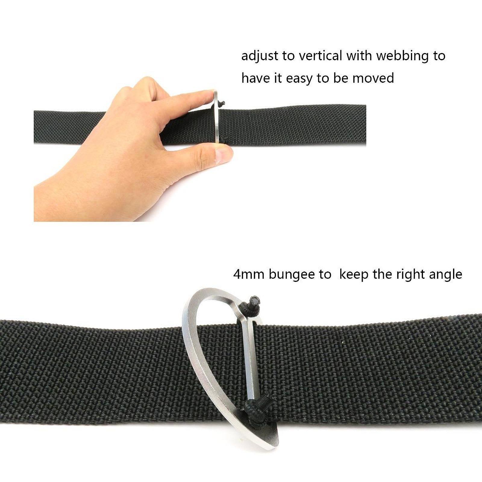 Scuba Weight Belt Keeper Buckl - D Ring Strap recension och pris