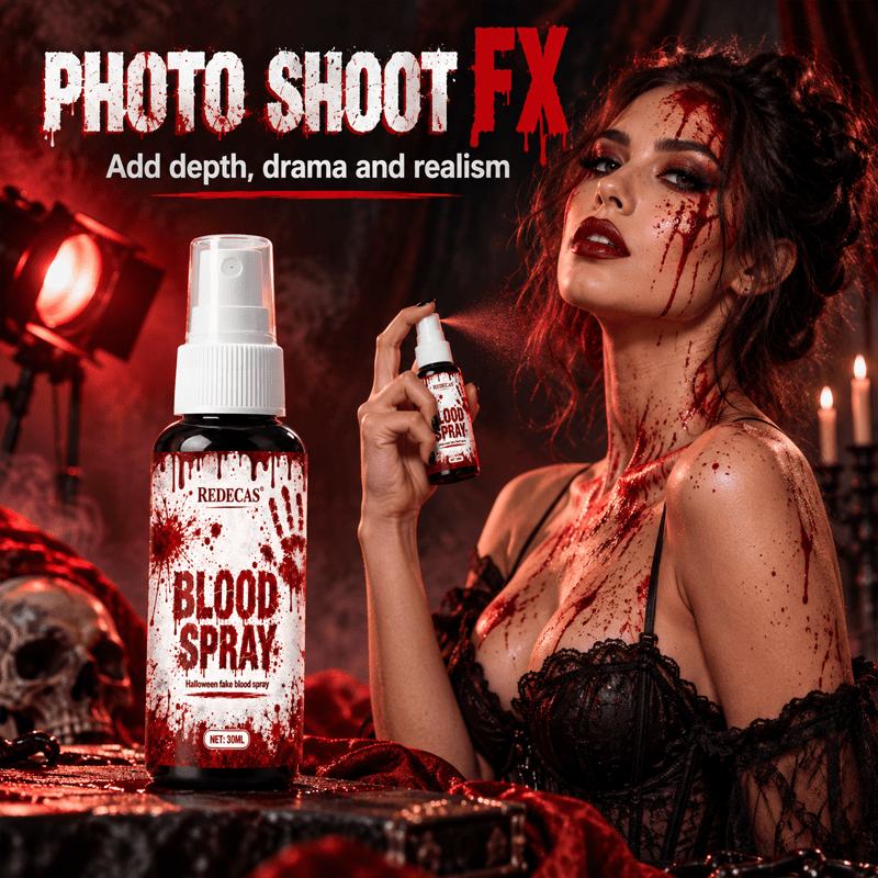 Halloween Fake Blood Spray Rea - Easy Cosplay Prop recension och pris