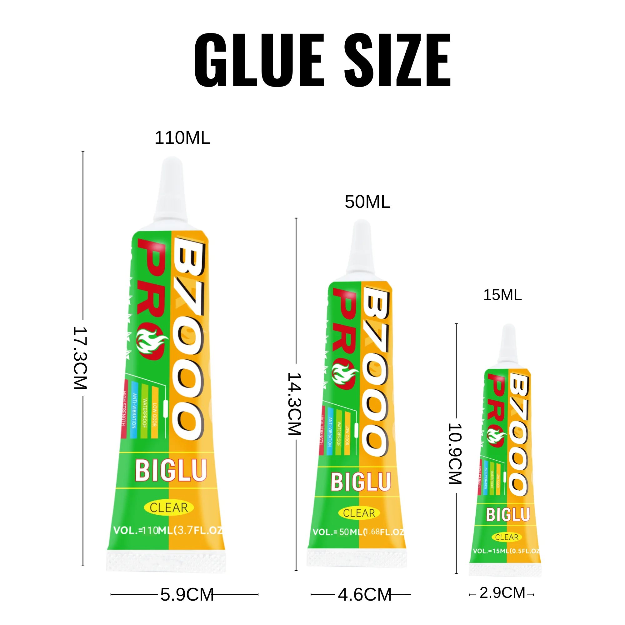 B7000 PRO Clear Contact Phone  - Contact Cement Glue recension och pris