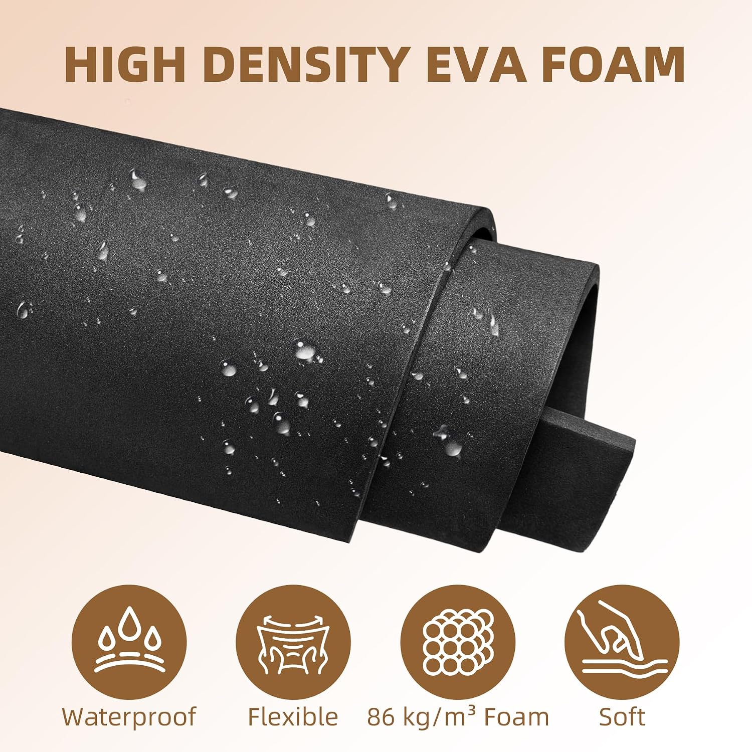 1mm2mm/3mm/5mm/10mm EVA Foam S - Cosplay Prop Foam Board recension och pris