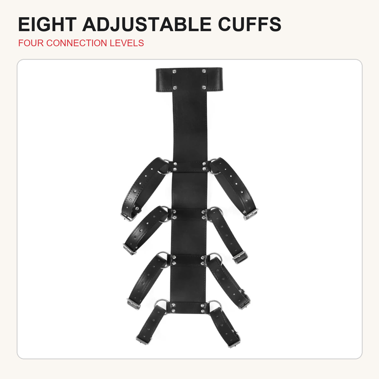 Adjustable Behind Back Restrai - D Ring Strap recension och pris
